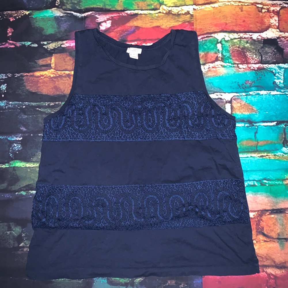 J crew blue top